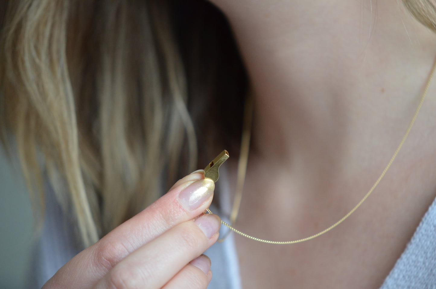Itty Bitty Working Gold Whistle