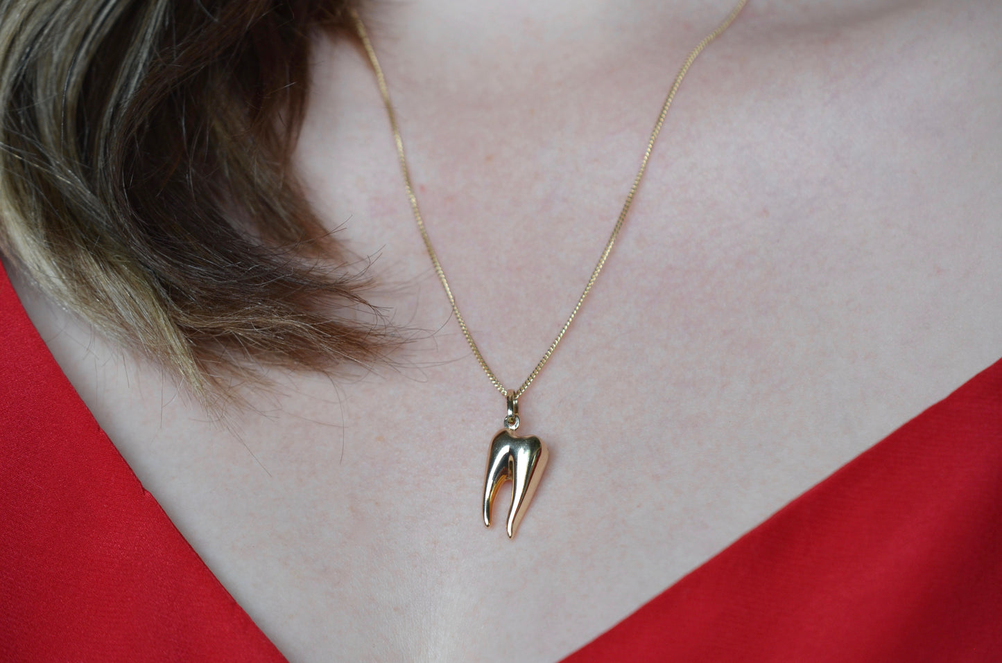 Ol' Chomper Vintage Gold Tooth Pendant
