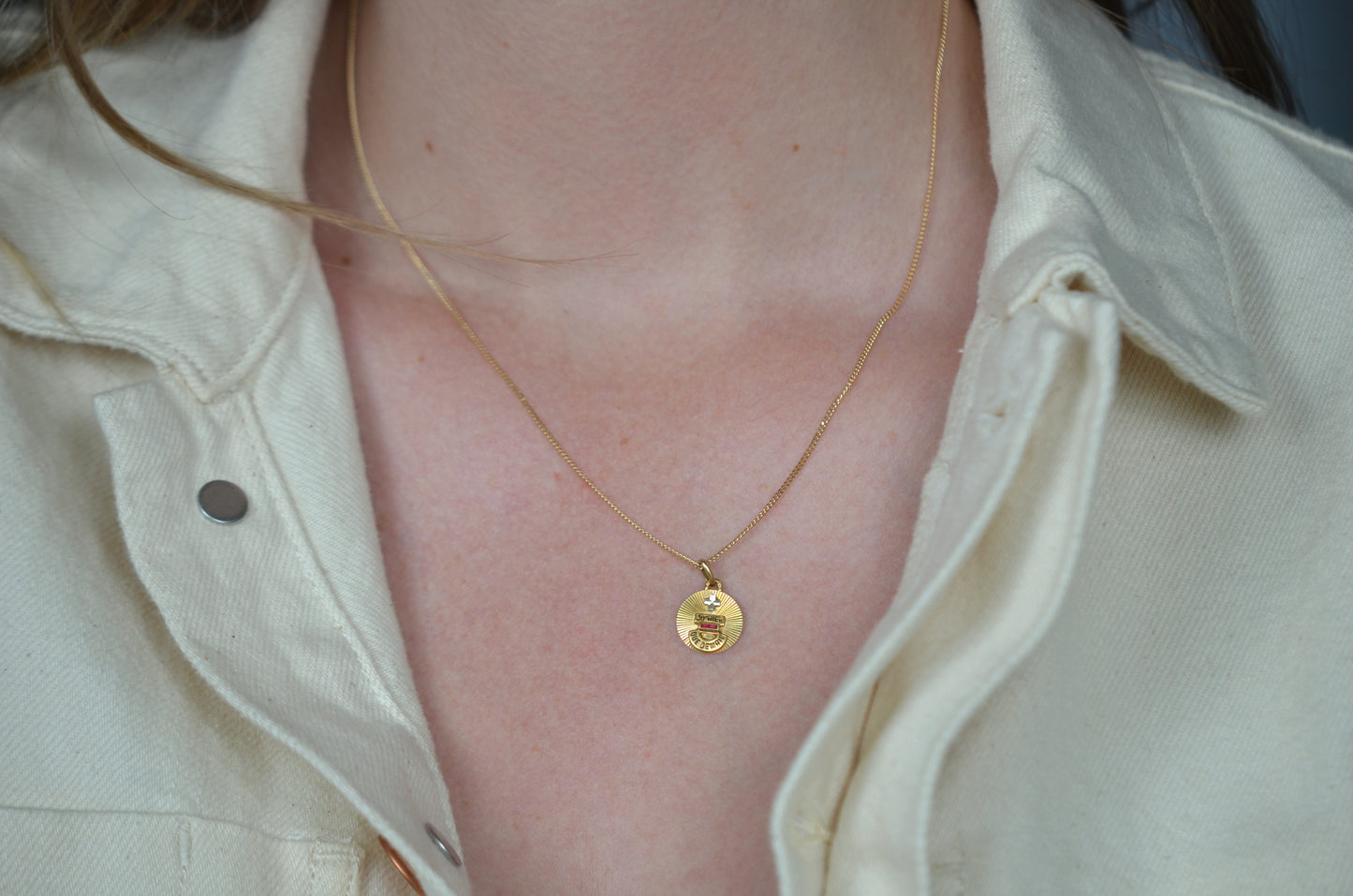 Vintage Sunburst + Qu'hier - Que Demain Pendant