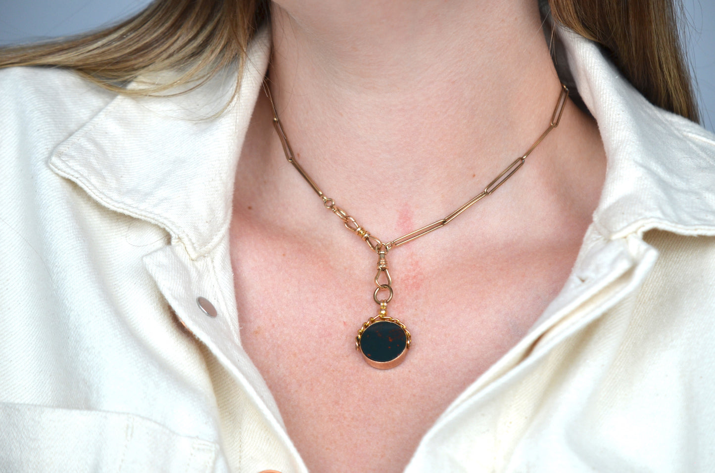 Rich Antique Spinner Fob