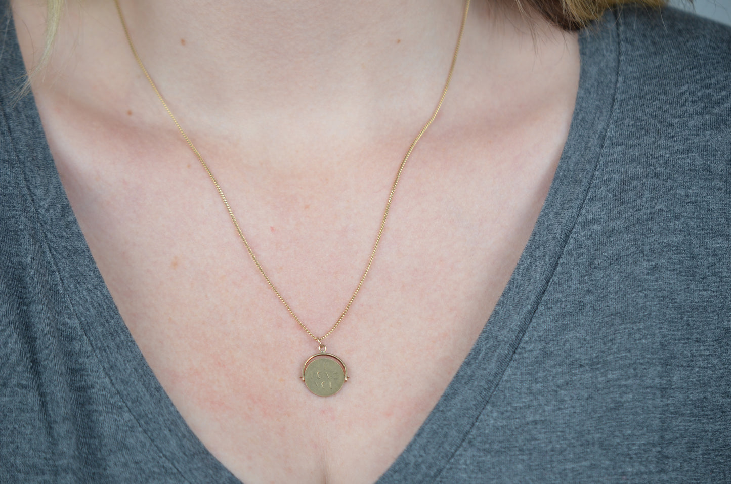 Gold "I Love You" Spinner 1956