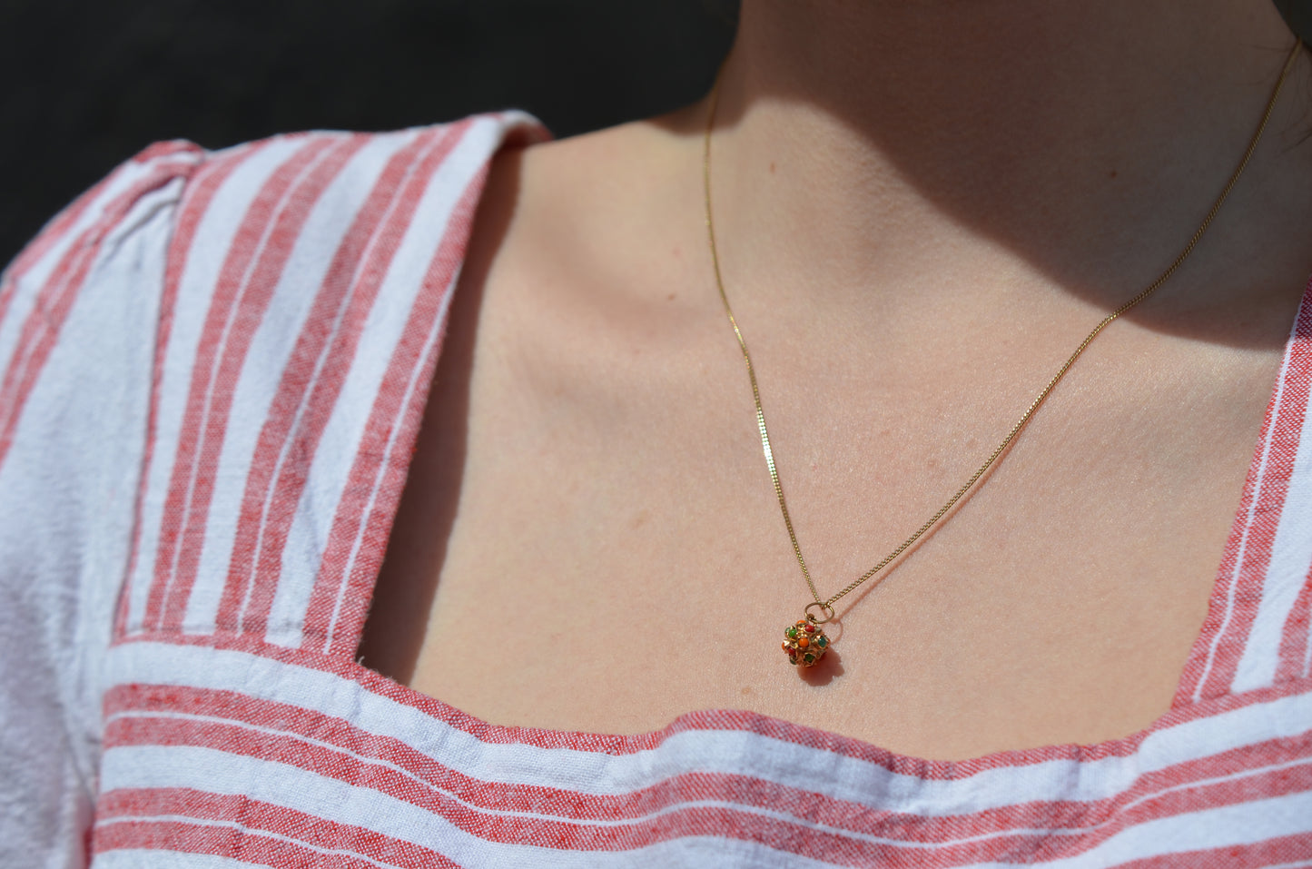 Vibrant Vintage Sputnik Charm