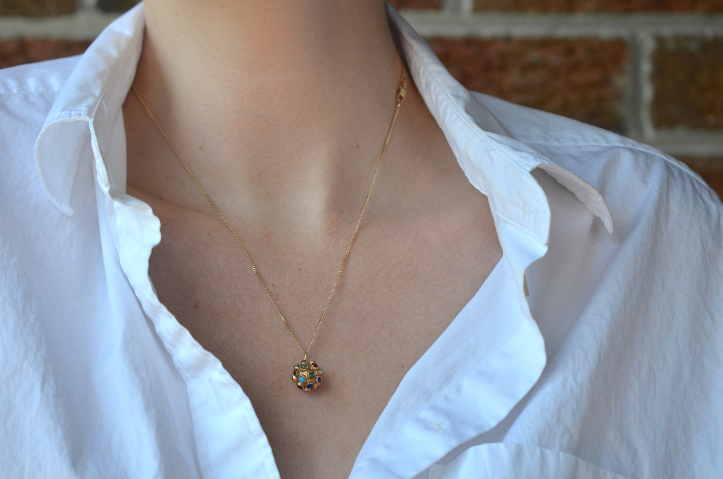 Colourful Vintage Sputnik Charm