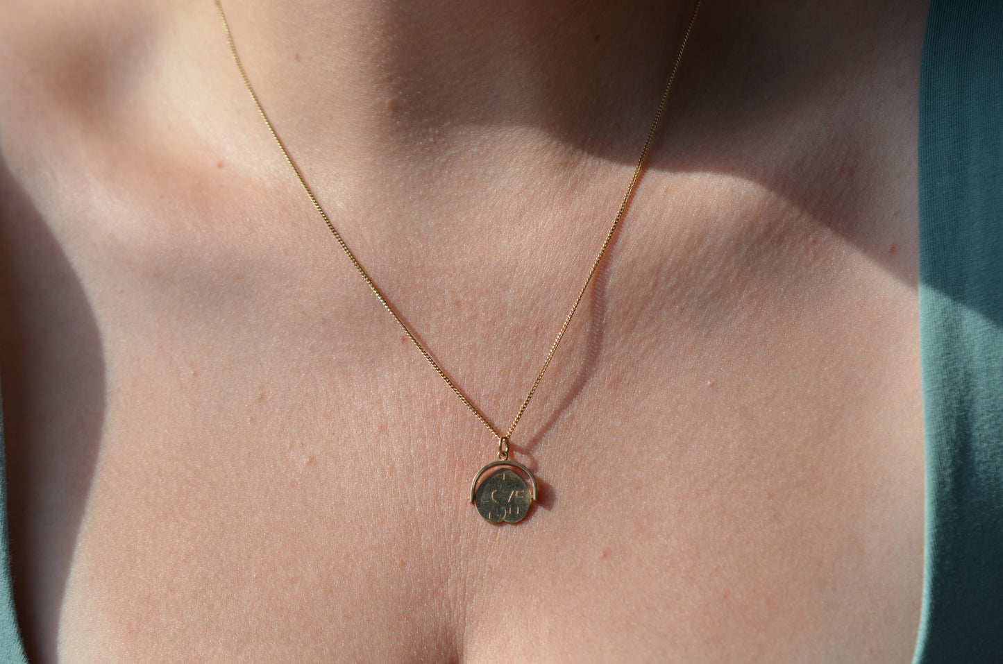 Romantic Vintage Heart I Love You Spinner