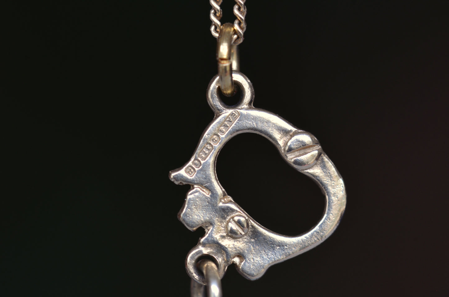 Vintage Golden Handcuffs Charm