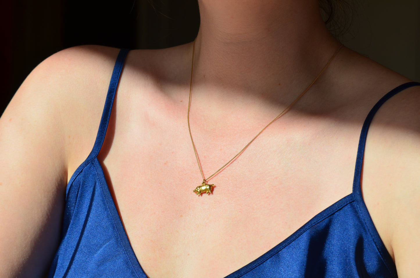 Vintage Lucky Pig Charm