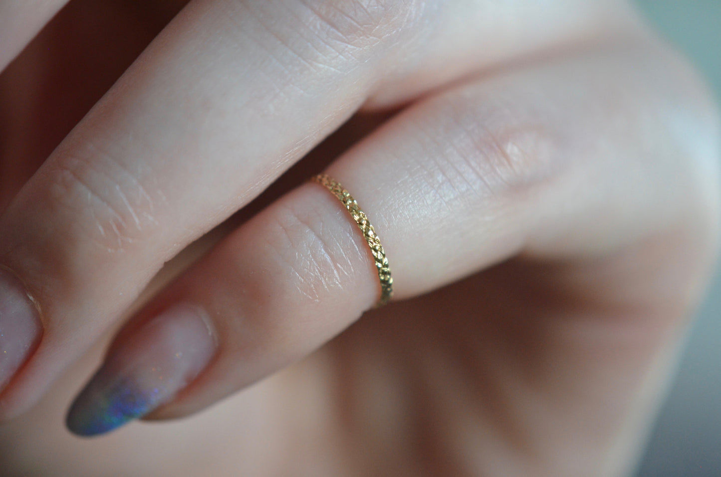 Extra Tiny Ostby & Barton Orange Blossom Baby Ring