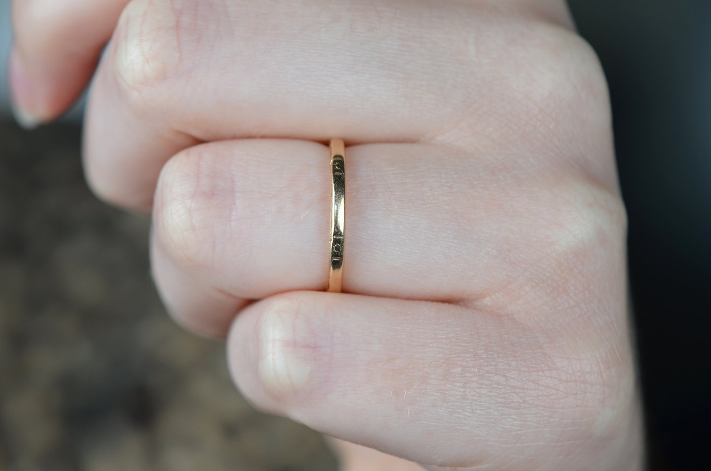 Subtle Art Deco Orange Blossom Band