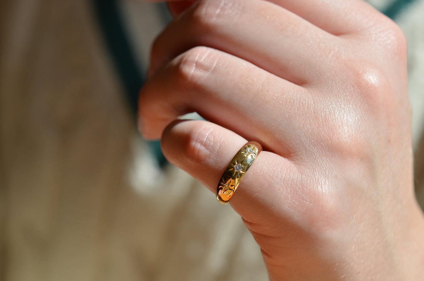 Timeless Starburst Trilogy Ring