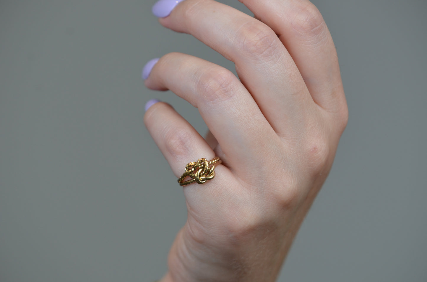 Charming Vintage Knot Ring