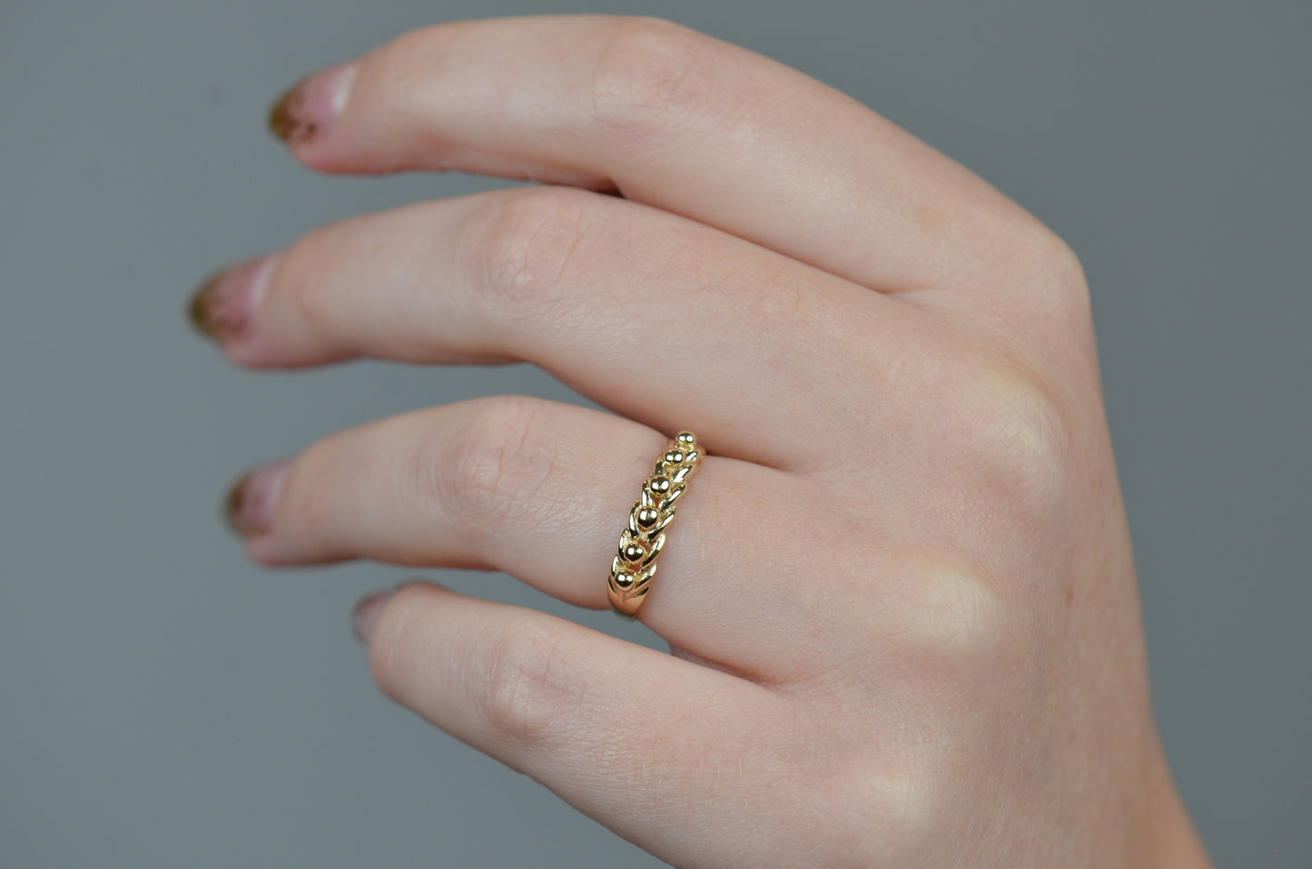 Antique-Inspired Vintage Keeper Ring