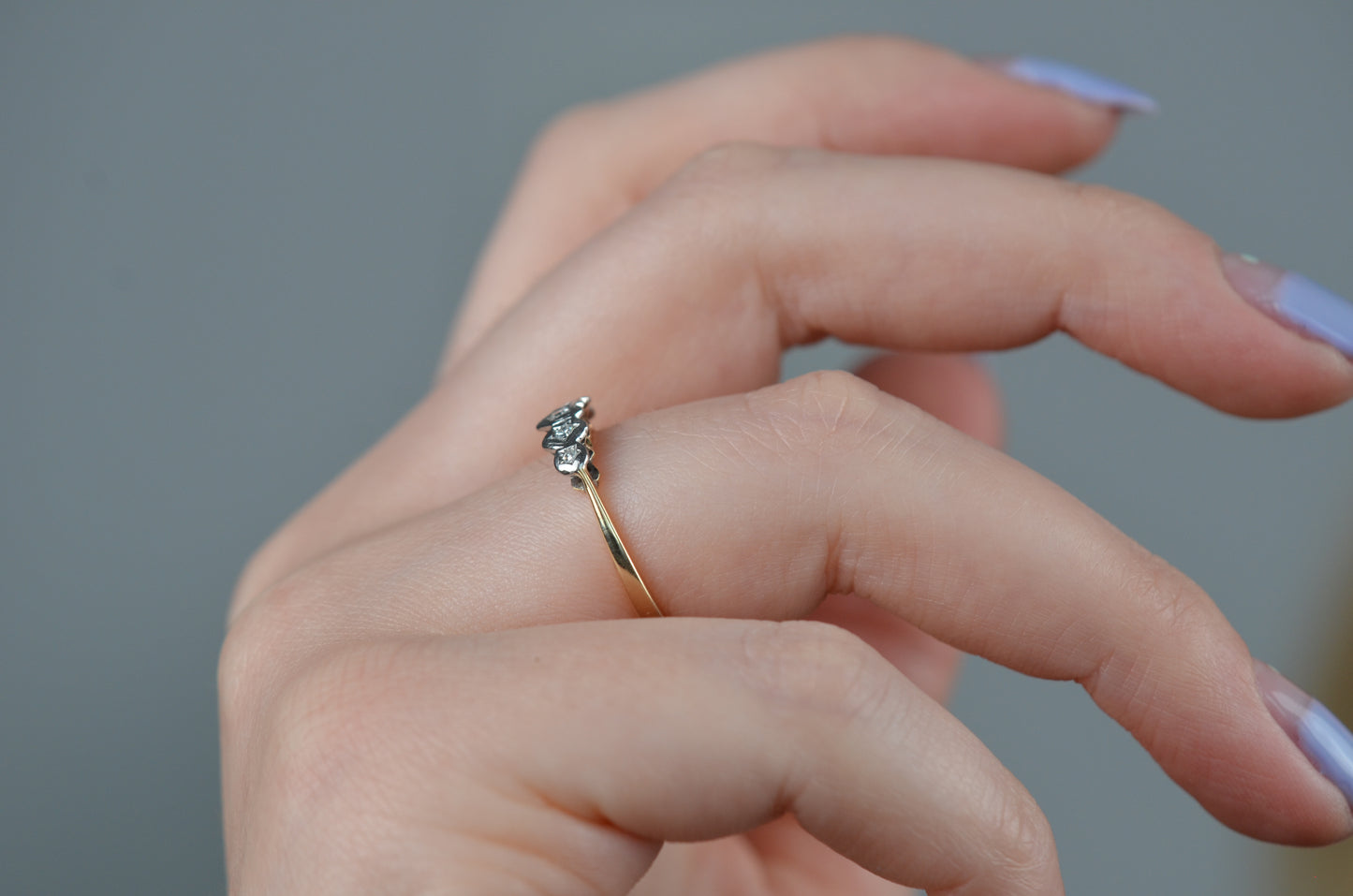 Dainty Edwardian Style Hearts & Stars Band