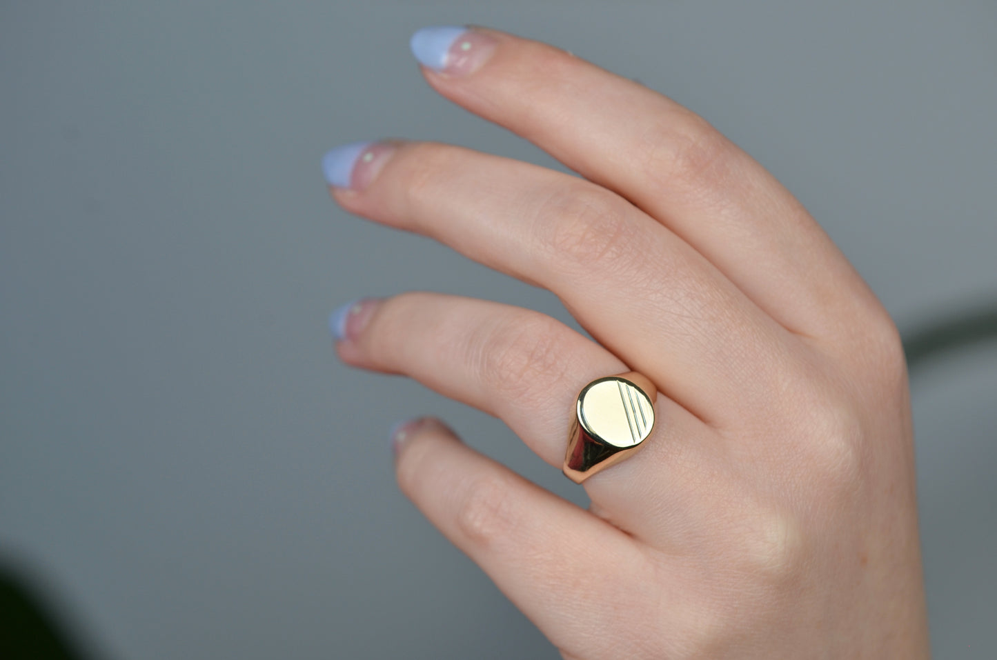 Sleek Blank Slate Signet