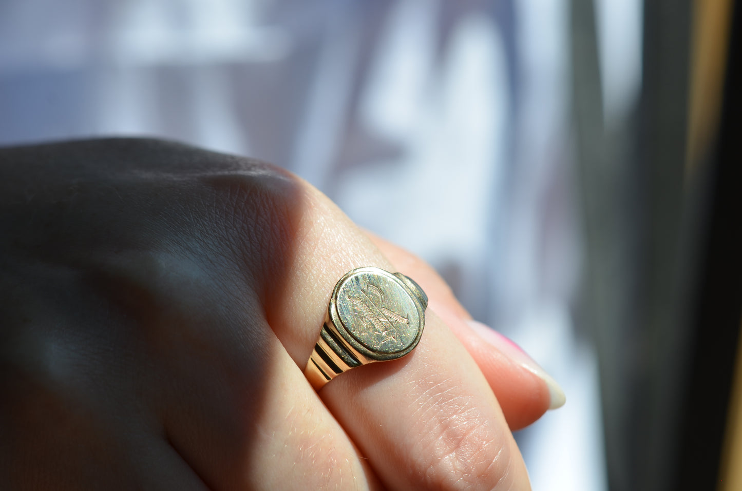 Bold Vintage Signet Ring
