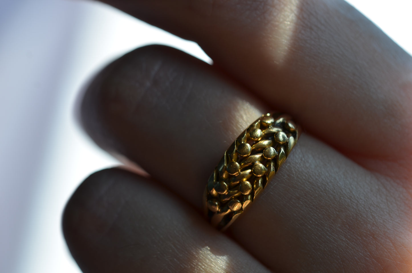 Heavy Antique Keeper Ring