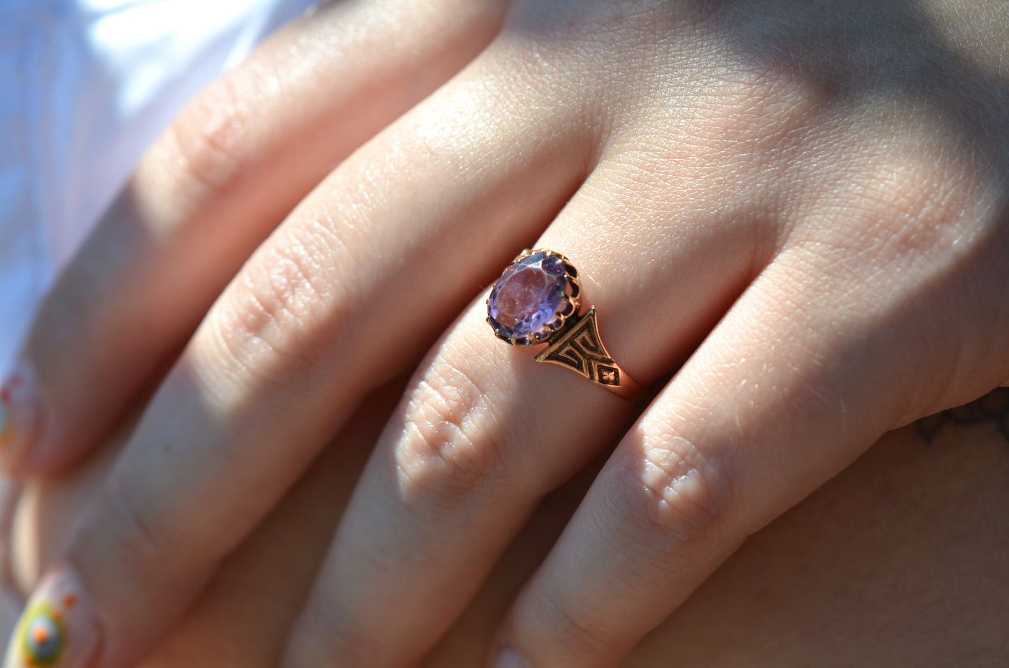 Alluring Victorian Amethyst Ring
