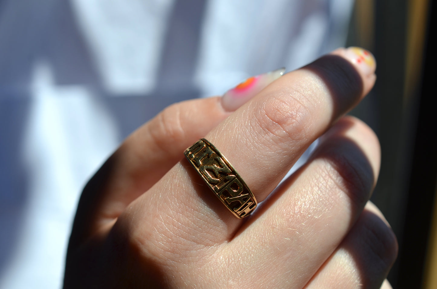 Charming Vintage Mizpah Ring