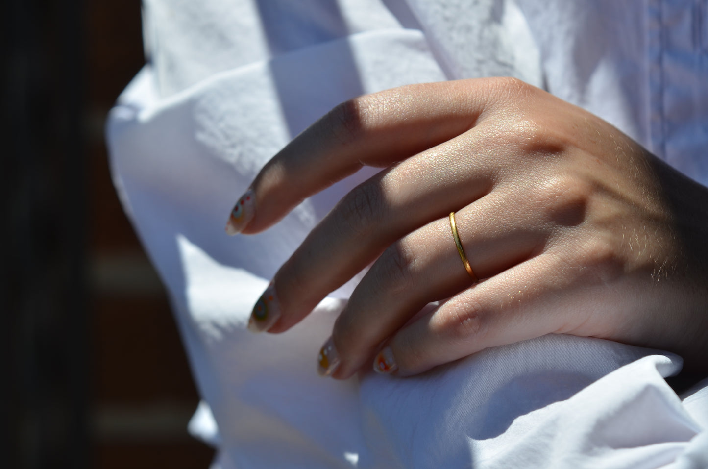 Whisper-Thin 22k Band 6 7/8 1940