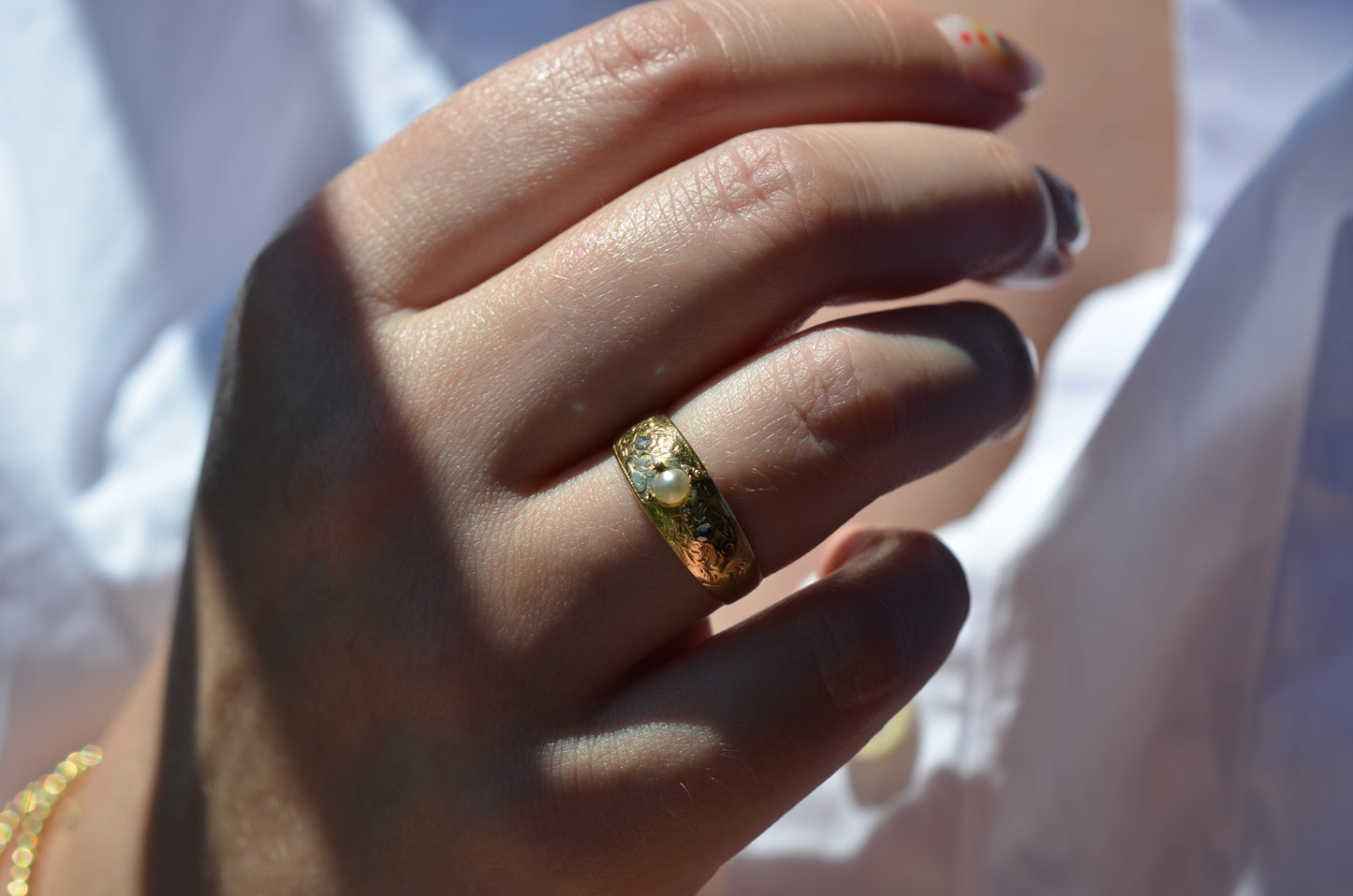 Beloved Victorian Pearl and Diamond Ring