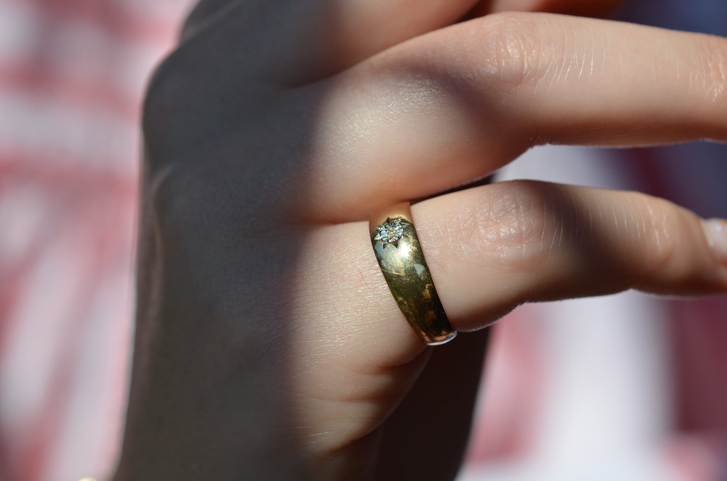 Antique-Inspired Illusion Starburst Ring