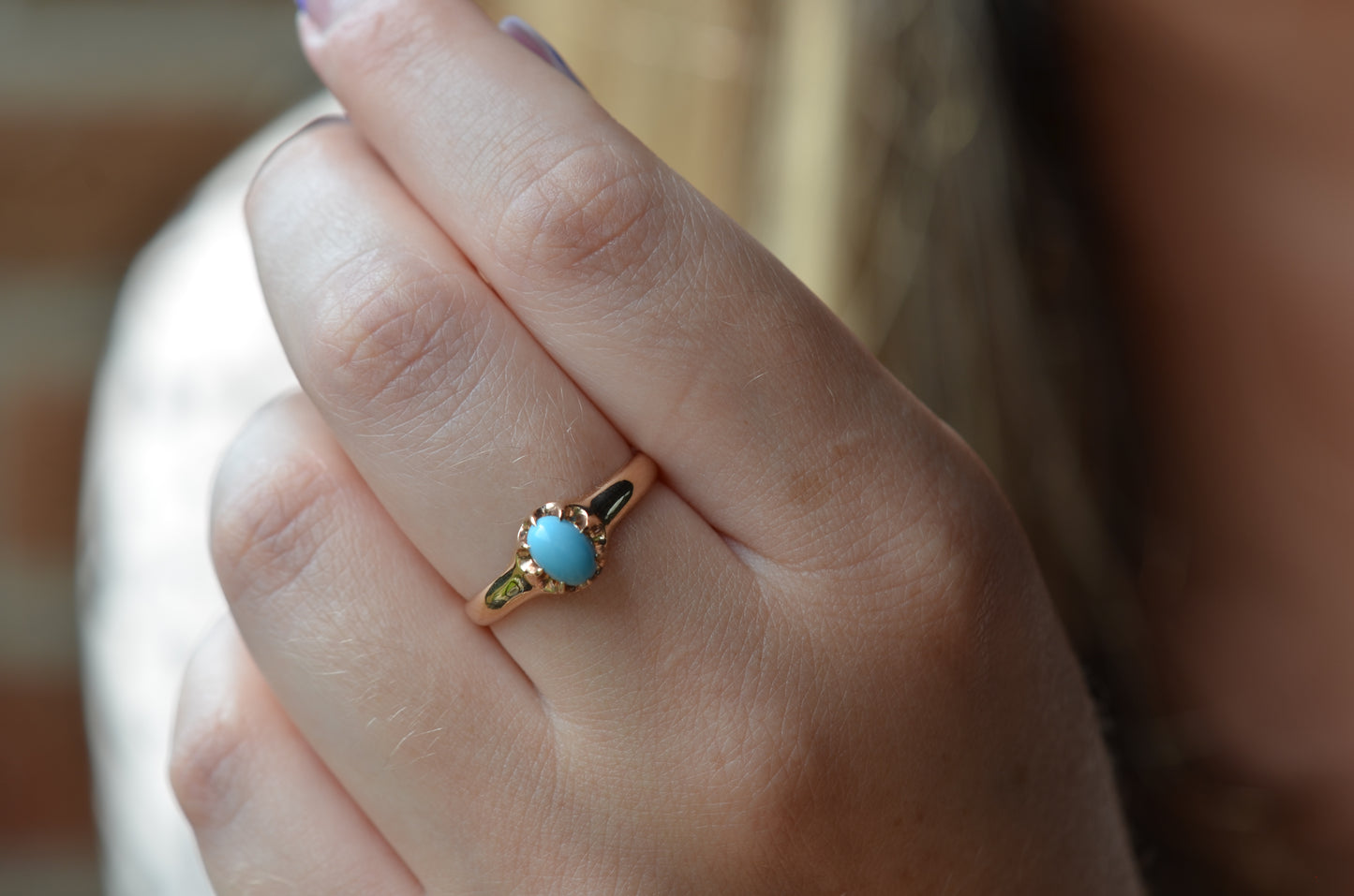 Classic Vintage Turquoise Belcher