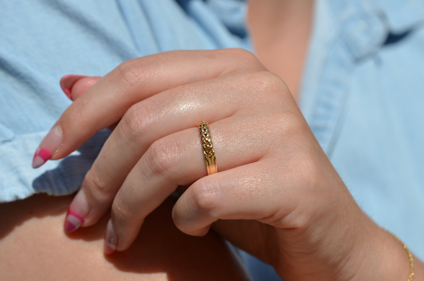 Thin Antique Keeper Ring