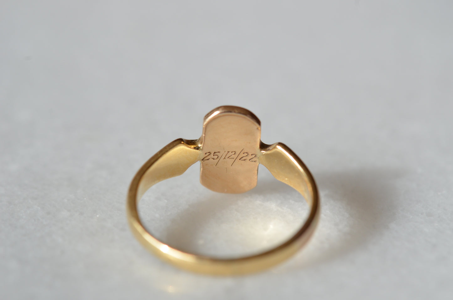 Tiny Antique Baby Ring 25-12-22