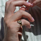 Powerful Fist Crest Signet Ring
