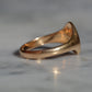 Fancy Antique Monogram Signet MRH