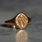 Fancy Antique Monogram Signet MRH