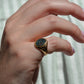Crisp Bloodstone "Faithfully" Signet