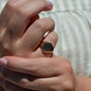 Crisp Bloodstone "Faithfully" Signet