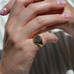 Crisp Bloodstone "Faithfully" Signet