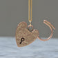 Large Engraved Heart Padlock