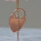 Medium Engraved Heart Padlock