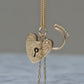 Small Engraved Heart Padlock