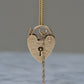 Small Engraved Heart Padlock