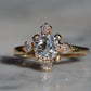 Antique Diamond Cardinal Ring