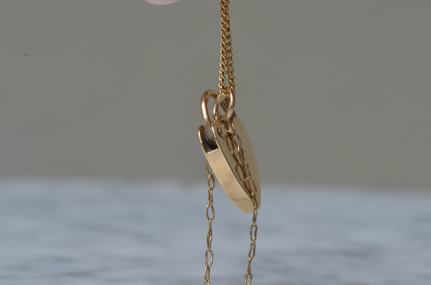 Small Engraved Heart Padlock