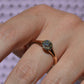 Vibrant Antique Austrian OEC Solitaire