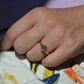 Vibrant Antique Austrian OEC Solitaire