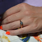Vibrant Antique Austrian OEC Solitaire