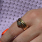 Vibrant Antique Austrian OEC Solitaire