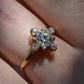Antique Diamond Cardinal Ring