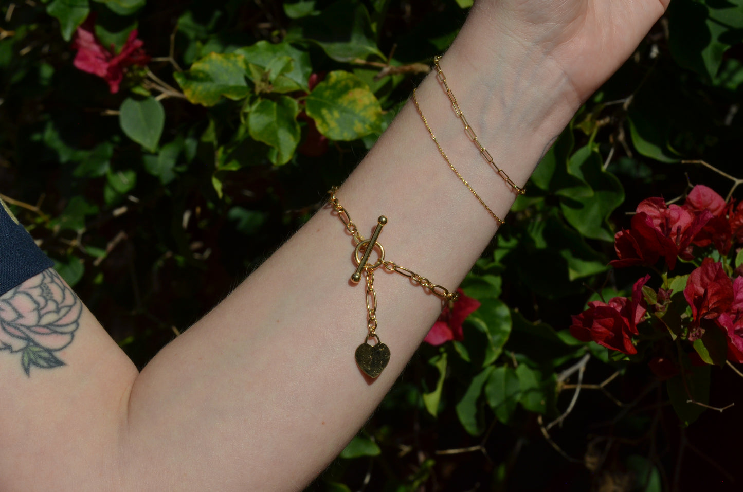 Darling Estate Heart Toggle Bracelet