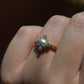 Antique Diamond Cardinal Ring