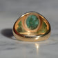 Bold Emerald Solitaire Ring