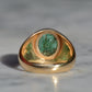 Bold Emerald Solitaire Ring