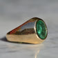 Bold Emerald Solitaire Ring