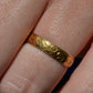 Warm Antique Floral 22k Band